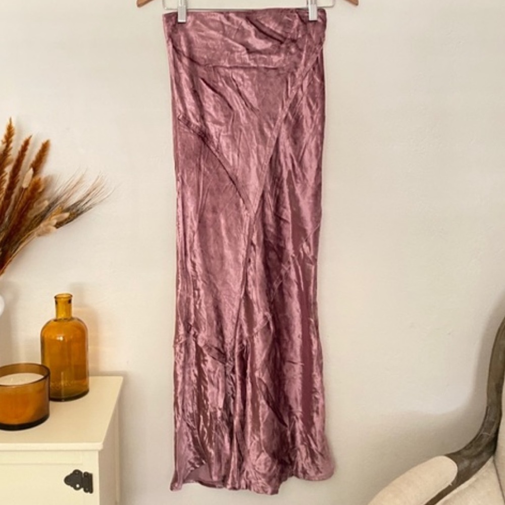 Free People Velvet Skirt